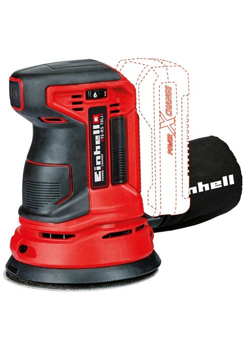 Einhell 4462010 Akku-Exzenterschleifer TE-RS 18 Li-Solo
