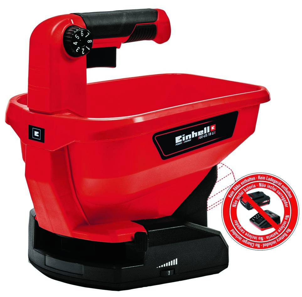 Einhell 3415410 GE-US 18 Li-Solo Universal Streuer 18 volt ohne Akku oder Ladegerät
