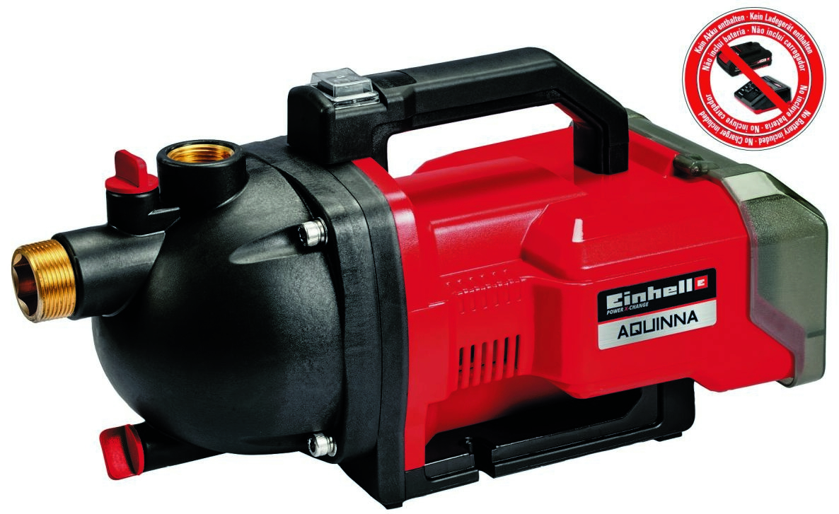 Einhell 4180400 AQUINNA 36/30 Akku-Gartenpumpe 2 x 18 Volt ohne Akku oder Ladegerät