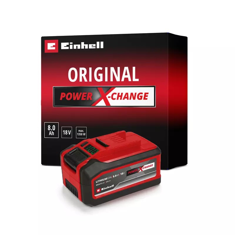 Einhell 4511600 PXC+ Akku Li-Ion 18 V 5,0-8,0 Ah