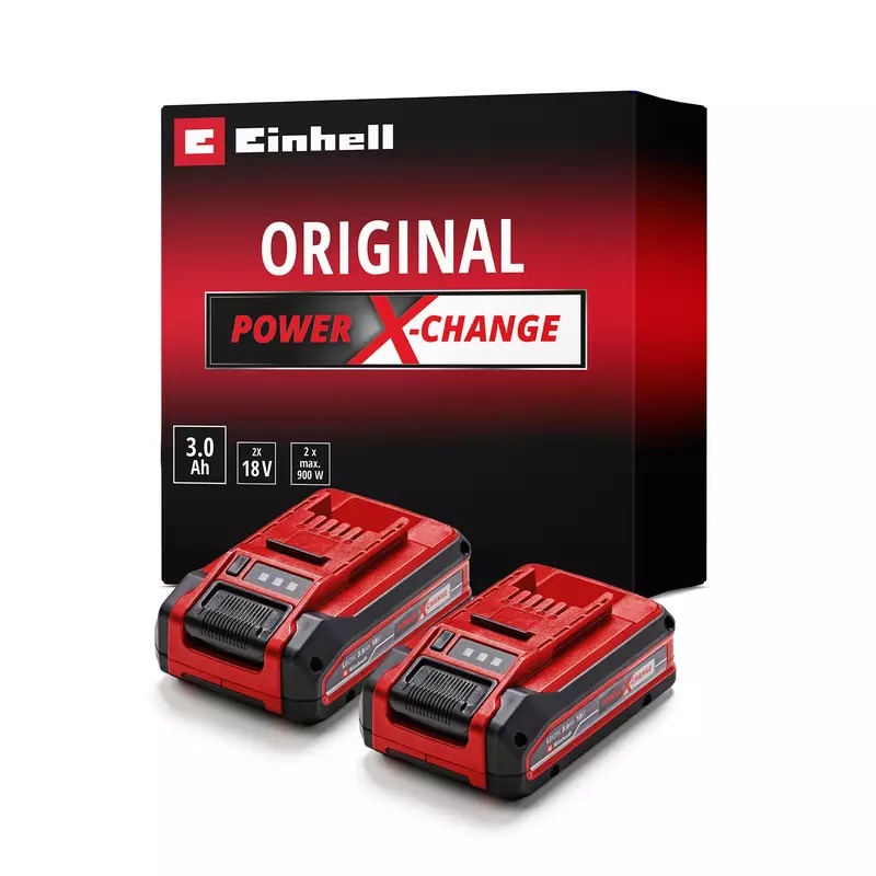 Einhell 4511631 Plus Akku DUO Pack 2 x 18 V 3,0 Ah 