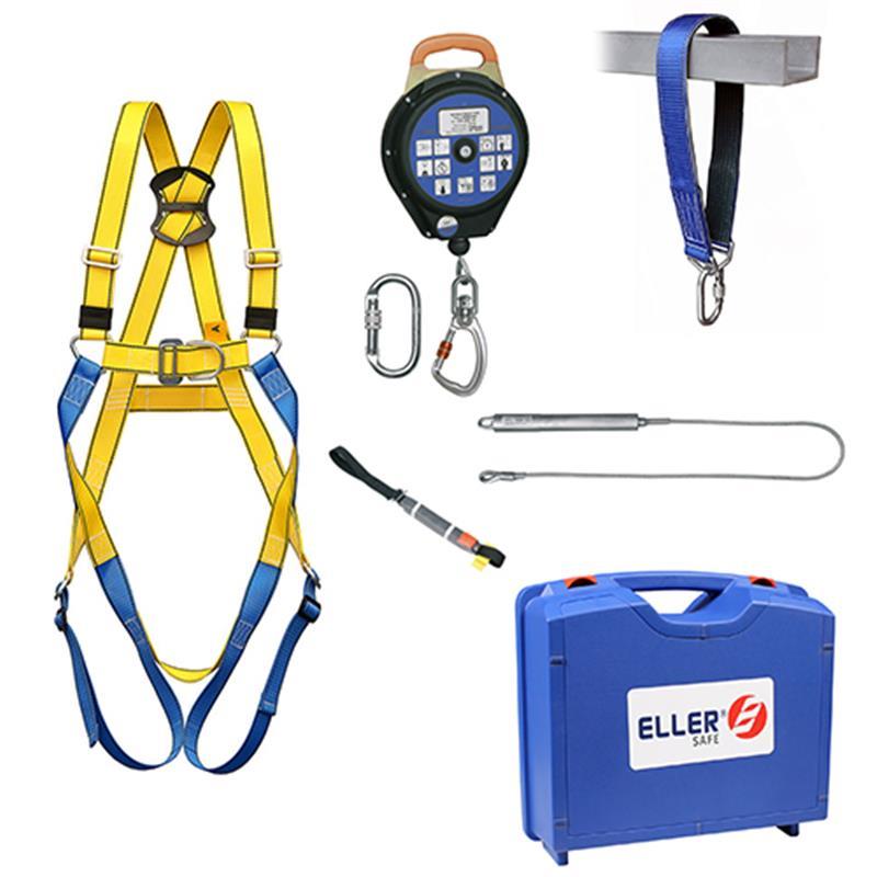 ELLERsafe FP-SET-VD-BASIC Absturzsicherungsset Flachdächer Basic Größe M-XL