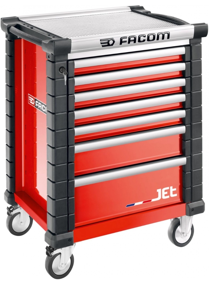 Facom JET.7M3A Werkzeugwagen 7 Schubladen M3 Rot