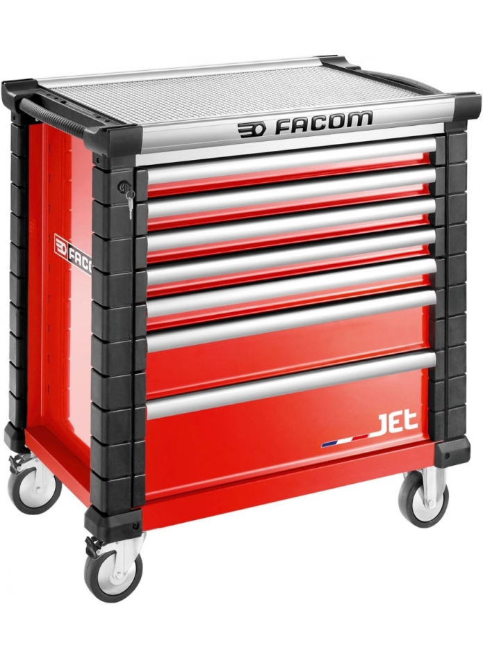 Facom JET.7M4A Werkzeugwagen 7 Schubladen M4 Rot