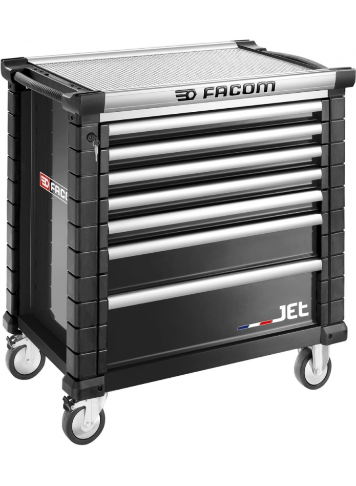 Facom JET.7NM4A Werkzeugwagen 7 Schubladen M4 Schwarz