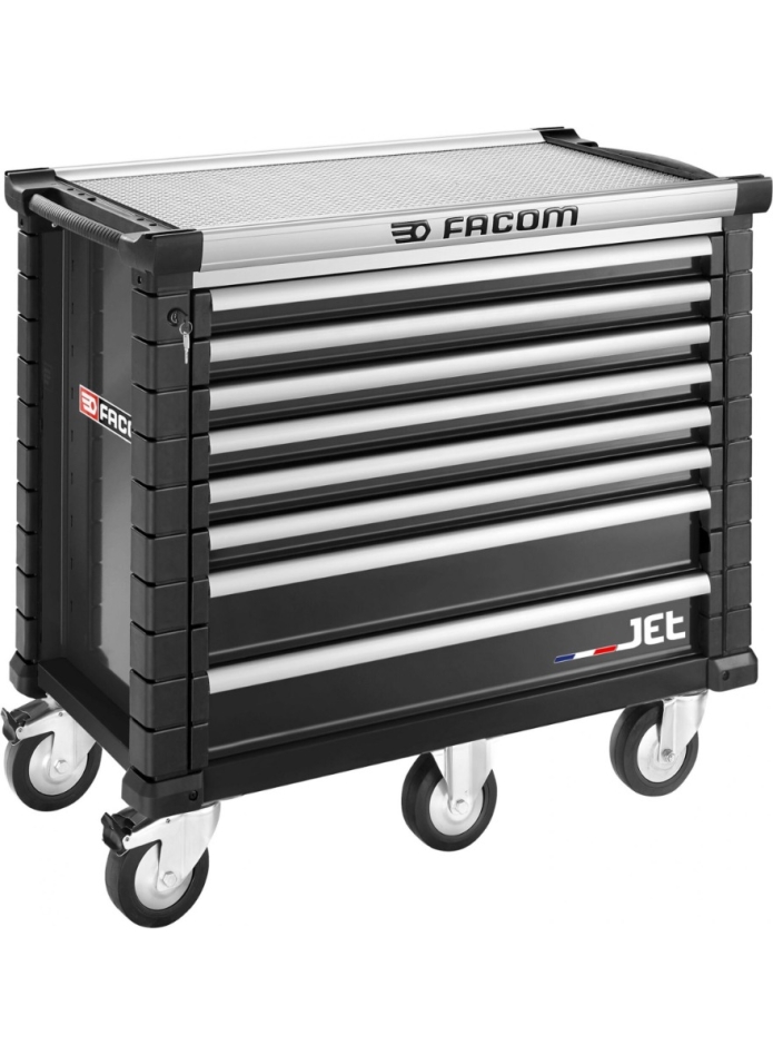 Facom JET.8NM5A Werkzeugwagen 8 Schubladen M5 Schwarz