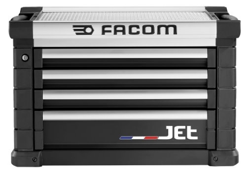 Facom JET.C4NM3A Jet Topcase 4 Schubladen m3 schwarz