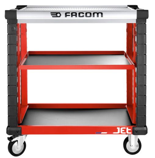 Facom JET.UC3SM4A JET Werkstattwagen 3 Etagen M4 Rot