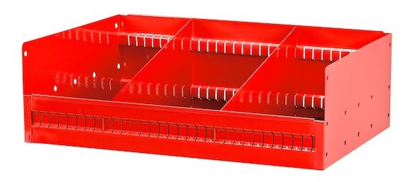 Facom U50030041 Matrix Winkelfachboden mit 2 herausnehmbaren Trennwänden 435 x 375 x 185 mm