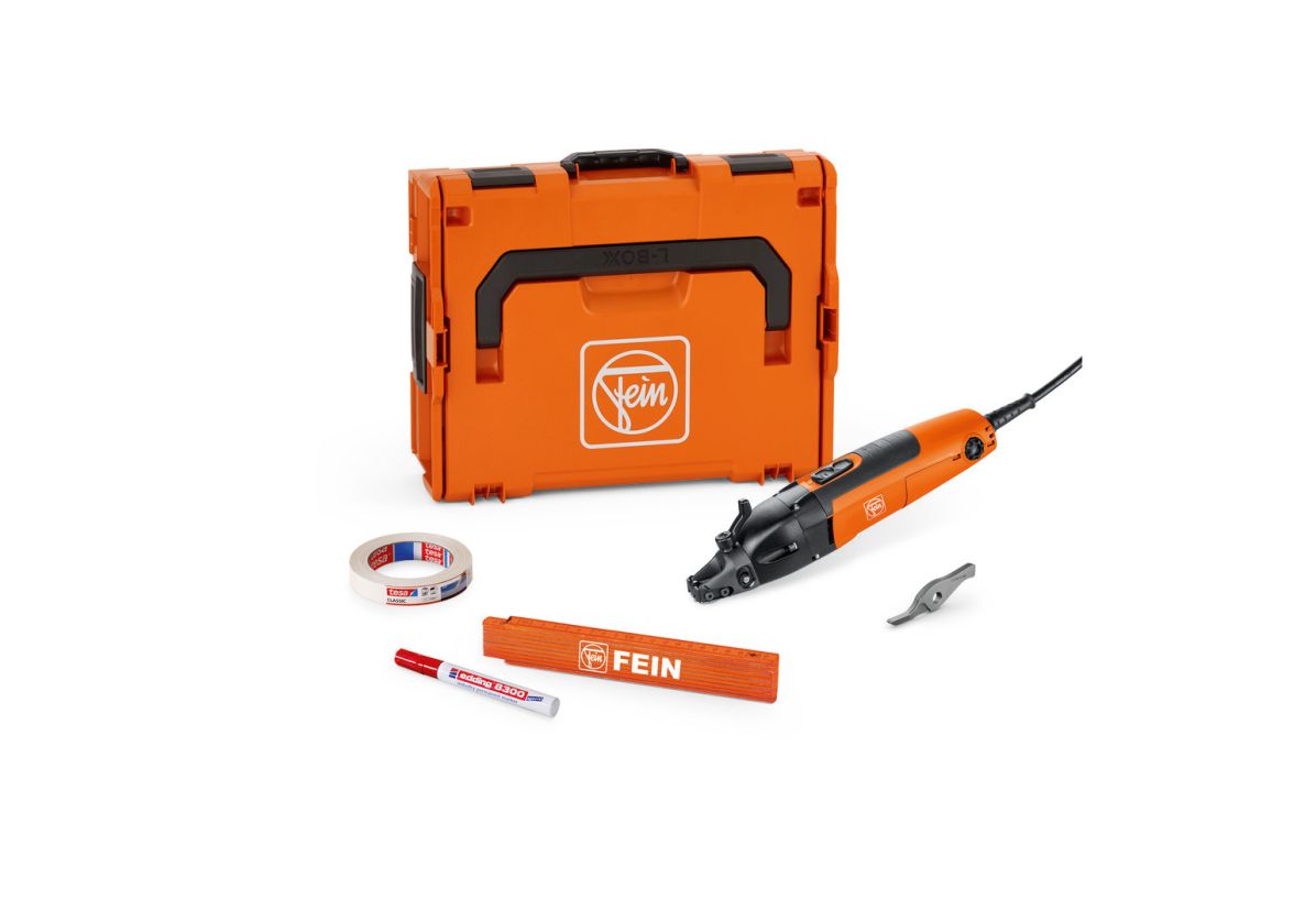 Fein 72303262000 BSS 1.6 CE Set Durchgängiges Scherenset bis 1,6 mm im L-BOXX Koffer