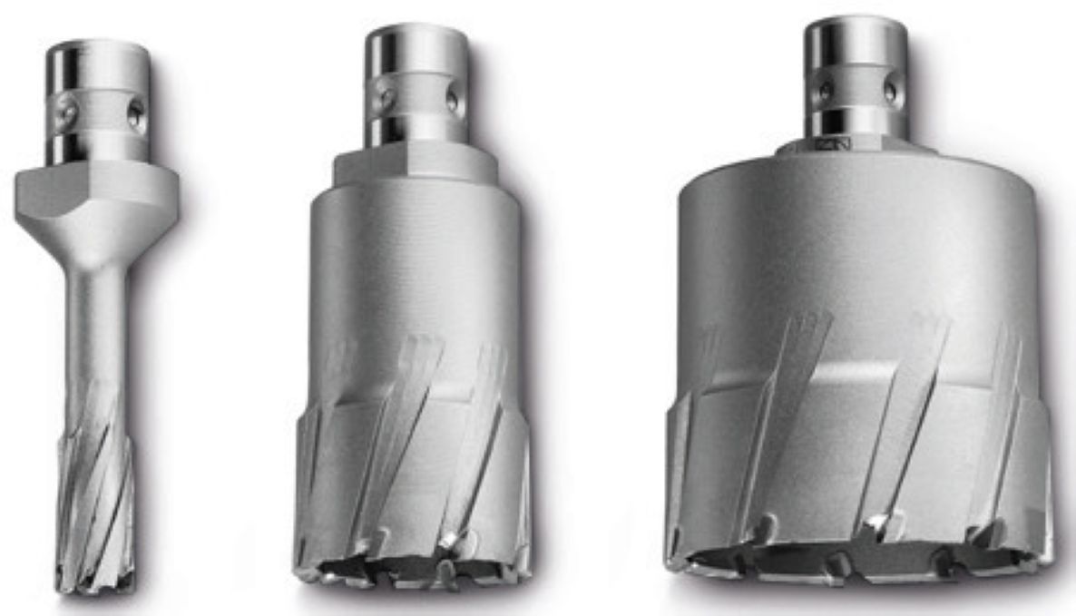 Fein Zubehör 63127098010 HM Ultra 35 Kernbohrer-Set mit QuickIN-Halter 3-teilig