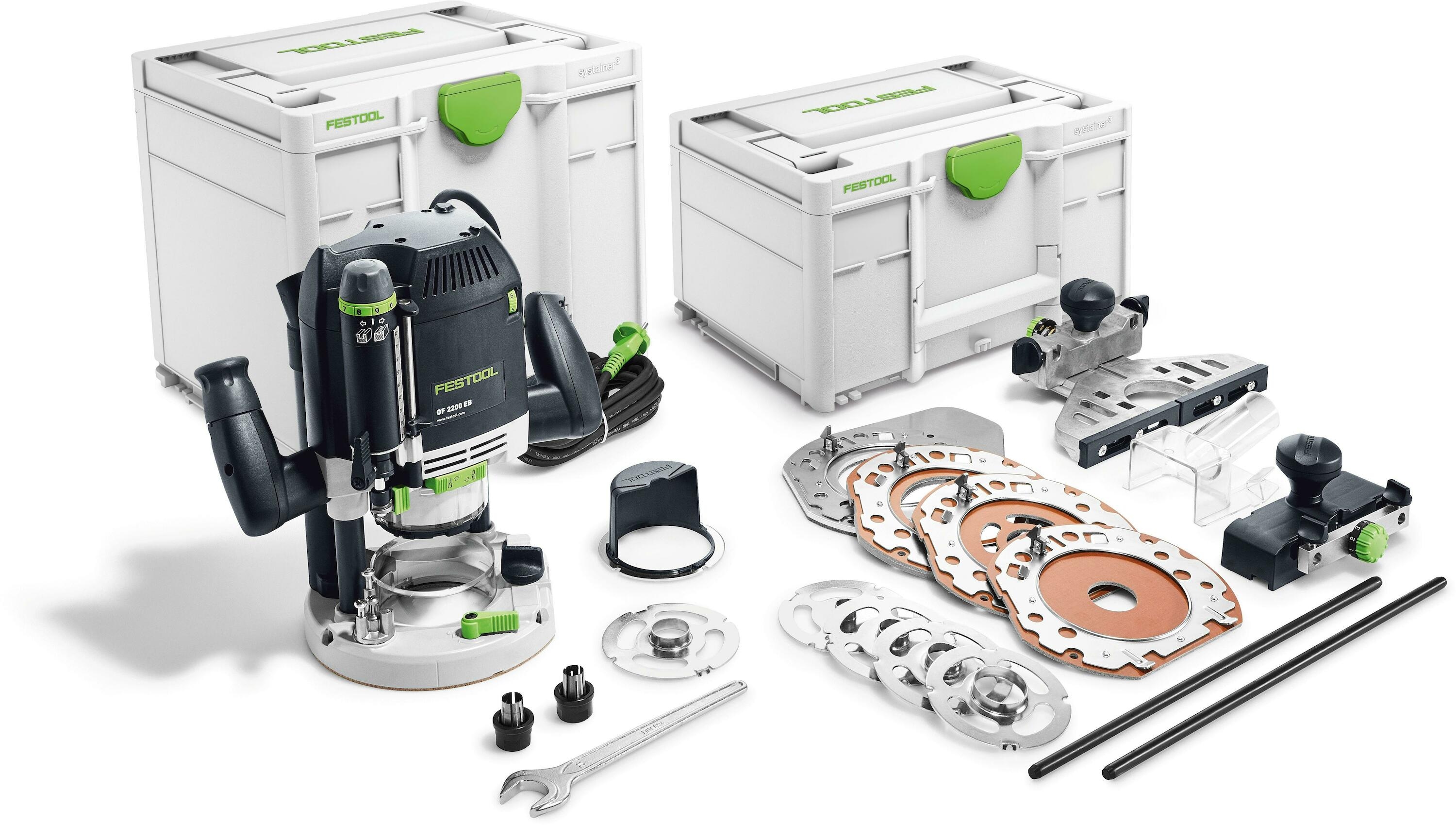 Festool 576220 OF2200EB-Set Hochleistungs-Router
