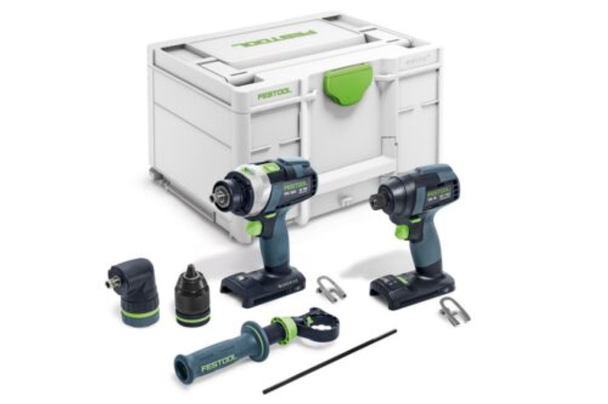 Festool 578833 TID 18 Basic-Set TPC 18/4 Comboset Akku-Schlagschrauber und Schraubendreher-Set exkl. Akku und Ladeger&auml;t im Koffer