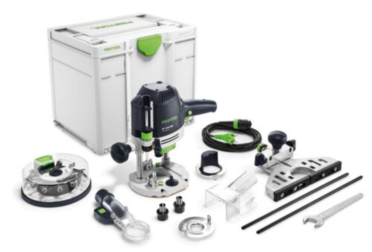 Festool 578953 OF 1400 EBQ-Plus-Box Router ohne Akku und Ladegerät im Koffer