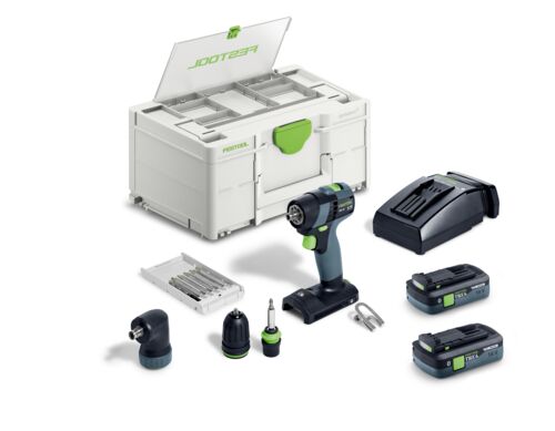 Festool 579350 TXS 18 TBX4,0 I-Set Akku-Bohrschrauber mit 2x 18 V 4,0 Ah-Akku und Schnellladeger&auml;t im Systainer