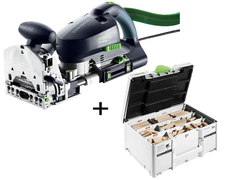 Festool DF700XL-Set2 Domino Oberfräse DF700EQ-Plus+ DOMINO DF700 XL assortiert Systainer DS/XL