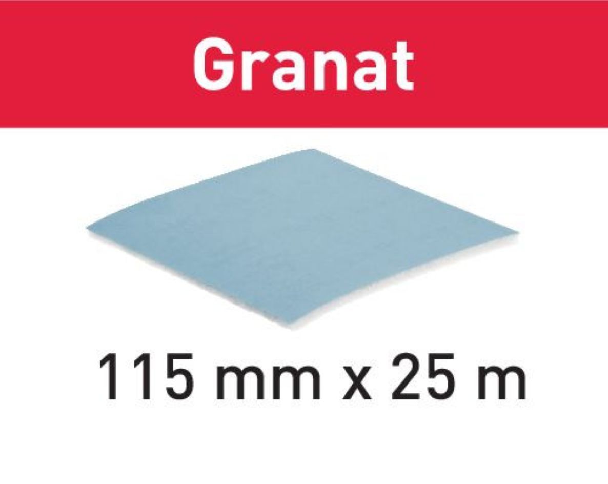 Festool Zubehör 497097 Schleifrolle 115x25m P500 GR SOFT Granat