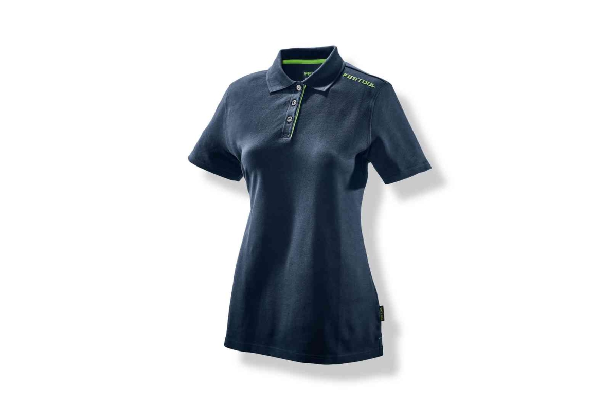 Festool Zubehör 577297 Dunkelblaues Damen-Poloshirt POL-LAD-FT1-M