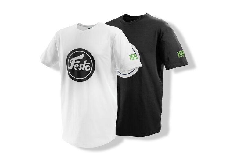 Festool Zubehör 578393 SH-FT3-S/2 100Y T-Shirt kurzarm 100Y 2er-Pack Größe S