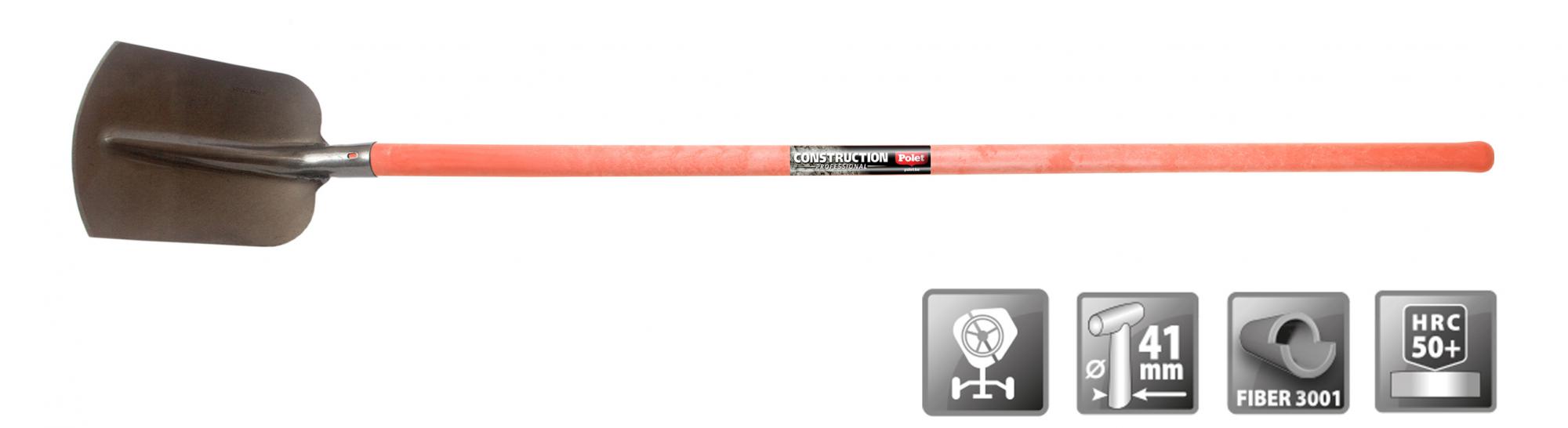 Polet FH110216 Professionelle Sandschaufel NR00 FIB.3001 1.3M