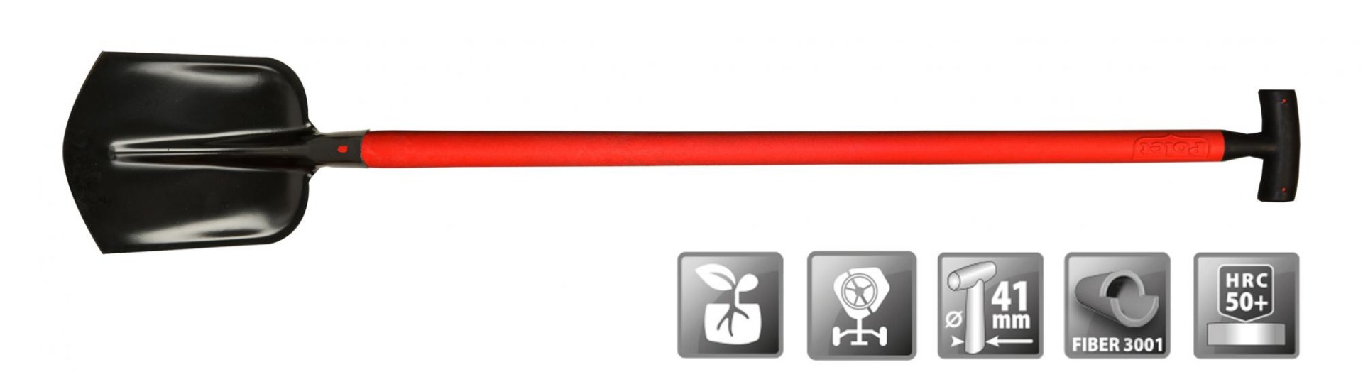Polet FH111116 PROF.BATS DRENTS 000/35 SCHWARZ T-ST 1,1M FIB.3001