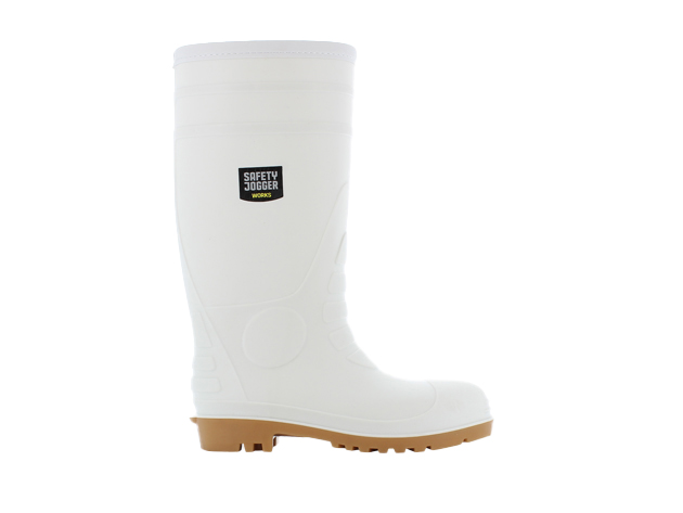 Safety Jogger POSEIDON Sicherheitsstiefel mit PVC-Laufsohle weiß