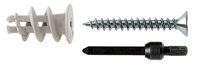 Fischer 52390 GK Gipskartondübel mit Schraube 50 Stück