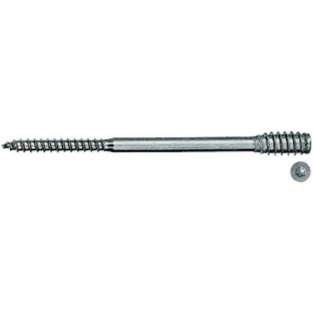 Fischer 59061 Abstandsschraube ASL 6 x 80 Stahl elektrolytisch verzinkt 100 Stück