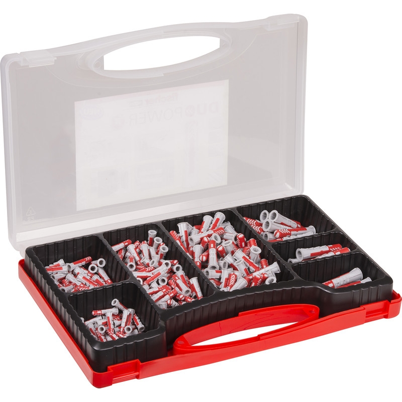 Fischer 535973 Redbox DUOPOWER Dübel Sortiment 5, 6, 8, 10 mm