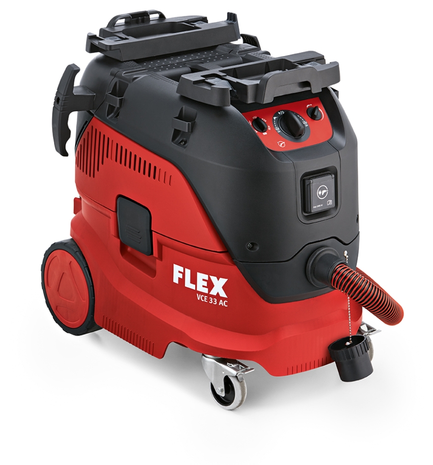 Flex-tools 444138 VCE 33 M AC Sicherheitssauger mit automatischer Filterabreinigung 30 l Klasse M