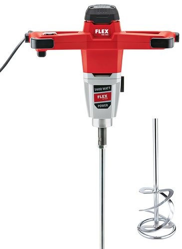 Flex-tools 495948 MXE1602 + WR2 160 2-Gang-Rührer mit 3-Stufen Drehzahlschalter 1600 Watt
