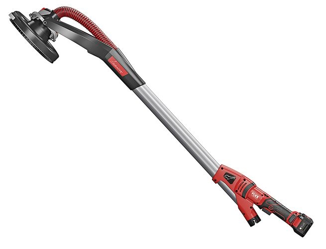 Flex-tools 504041 GE MH 18.0-EC/5.0 Set+MH-R Akku Wand- und Deckenschleifer Giraffe® mit Wechselkopfsystem 18 Volt 5.0 AH Li-ion