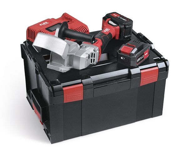 Flex-tools 504165 RFE 40 18.0-EC/5.0 Set Akku-Fräsmaschine für Dachrinnenmontage 18V 5.0Ah in L-Boxx