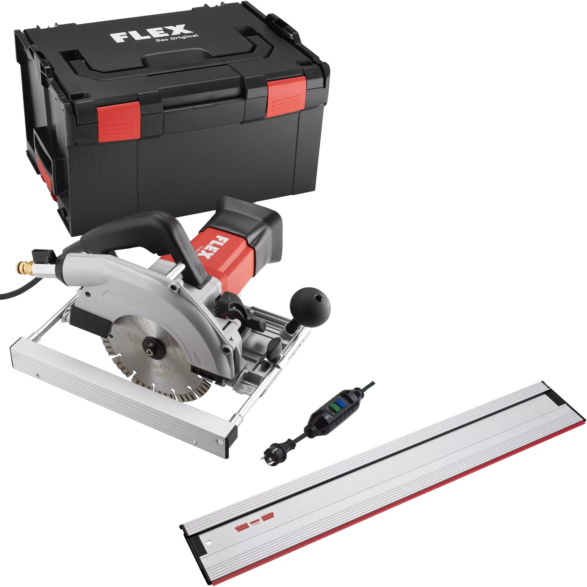 Flex-tools 531029 CS60 WET Kreissäge für Fliesen und Naturstein 60 mm + 1 Führungsschiene GRS 160