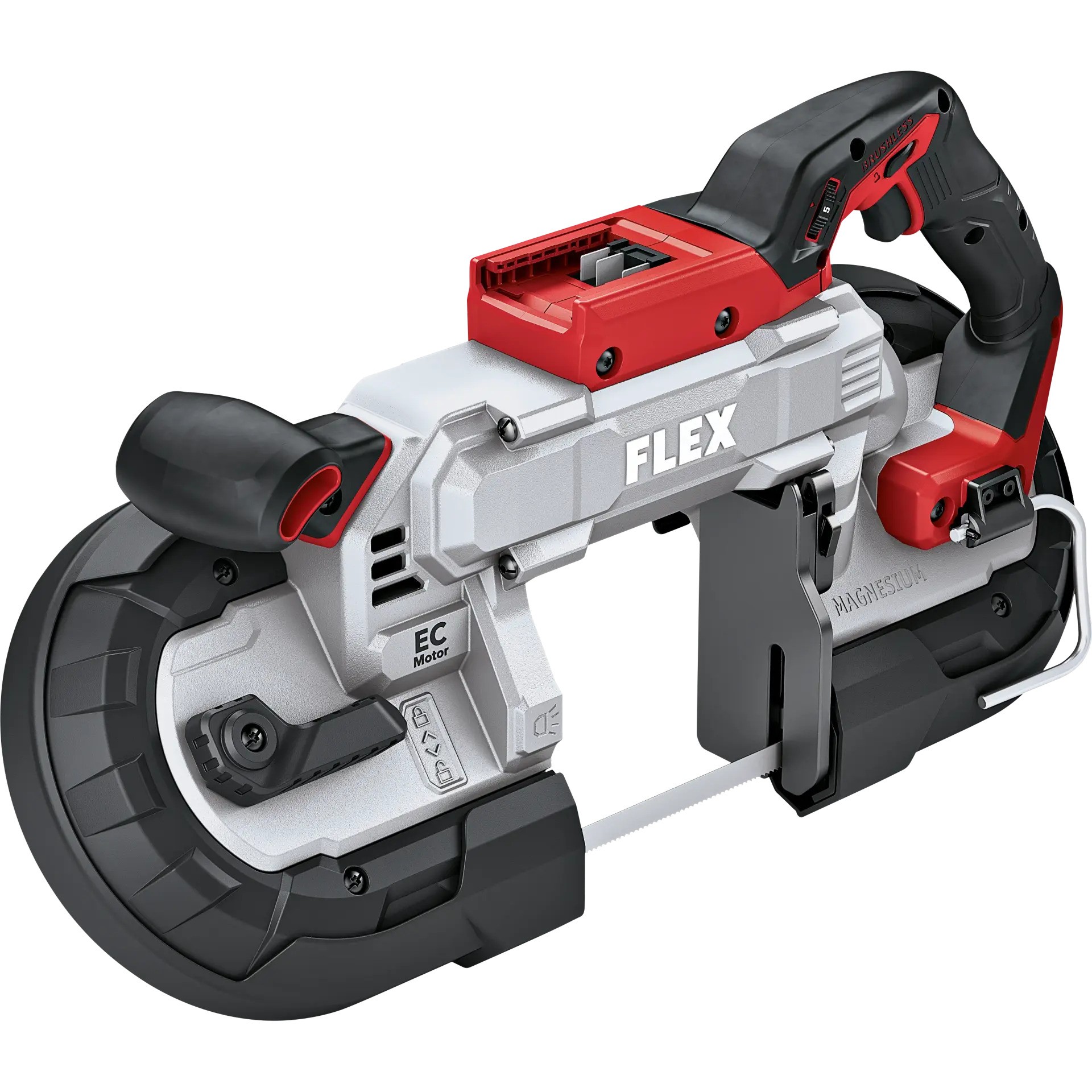 Flex-tools 531749 SBE 127 18-EC Akku-Bandsäge 18V ohne Akkus und Ladegerät