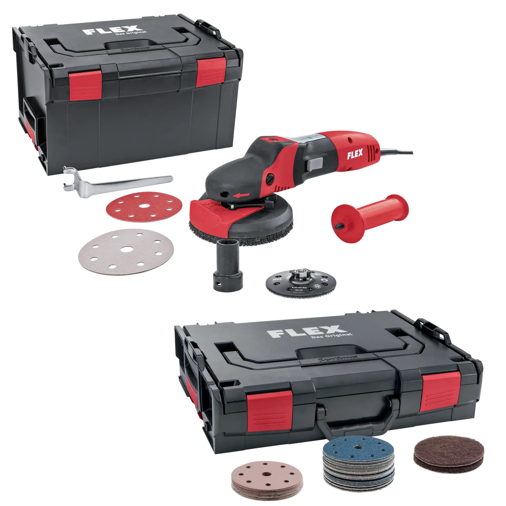 Flex-tools 532022 Supraflex SE 14-2 125 Set Multischleifer + Farbset