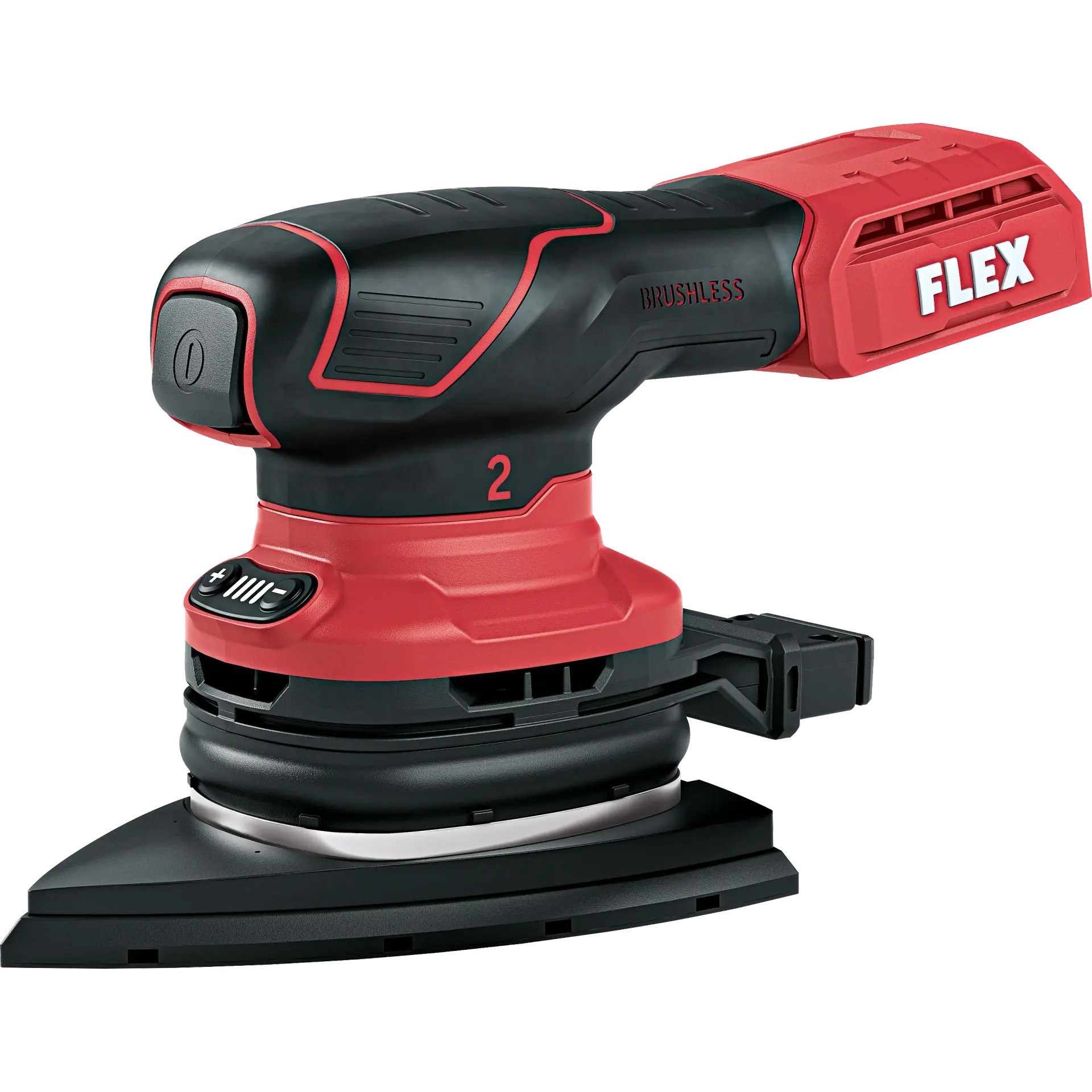 Flex-tools 532087 ODE 2-100 18-EC C Deltaschleifer mit Drehzahlregelung 18V ohne Akkus und Ladegerät