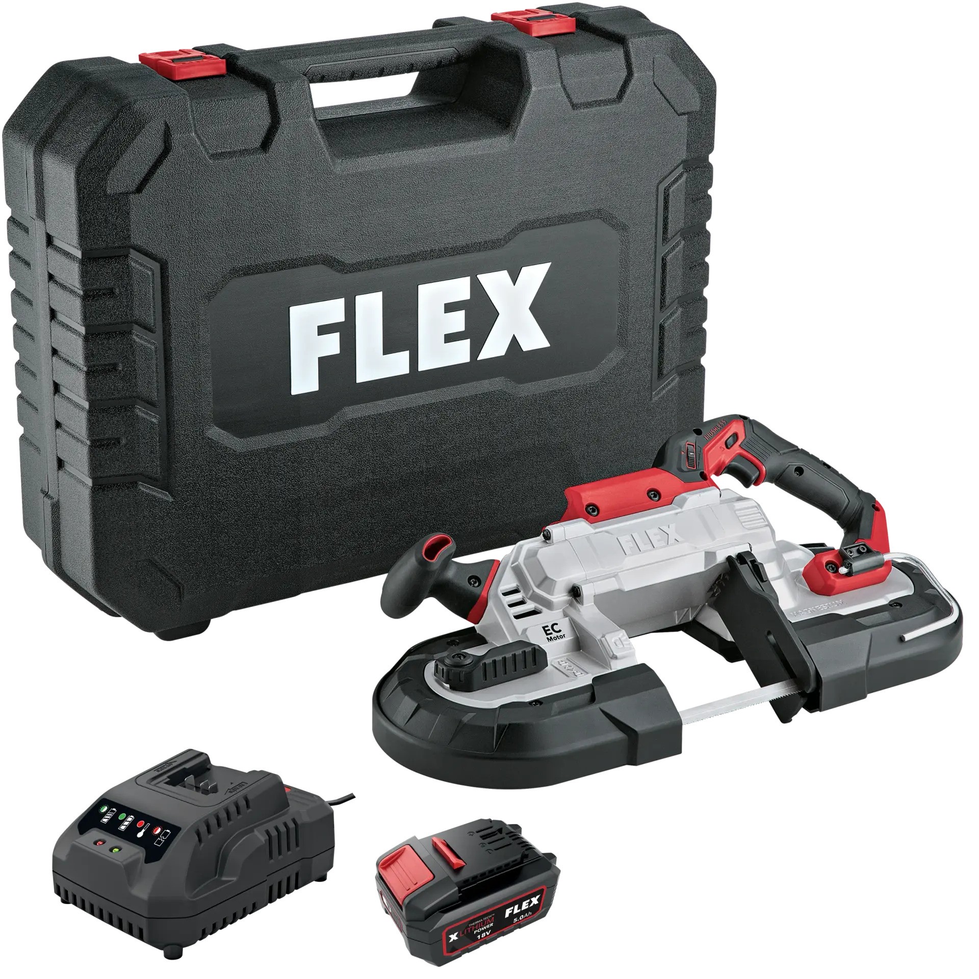 Flex-tools 534517 SBE 127 18-EC Accu-Bandsäge 18V 1 x Akku 18V 2.5Ah + Ladegerät