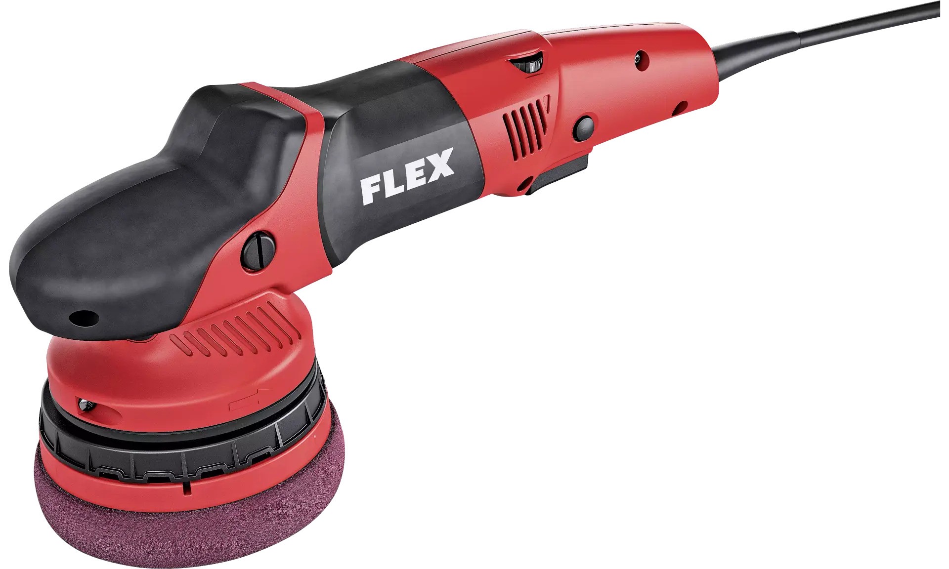 Flex-tools 447269 XCE 10-8 125 P-Set Exzenterpolierer mit Kupplungsantrieb + Zubehör