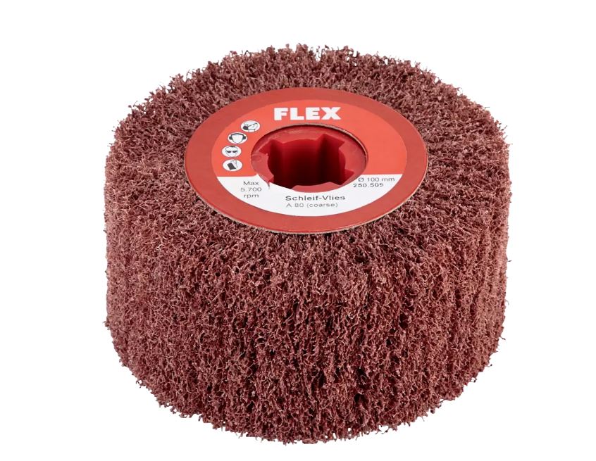 Flex-tools Zubehör 256973 Schleifblatt 100 x 100 mm Körnung A80