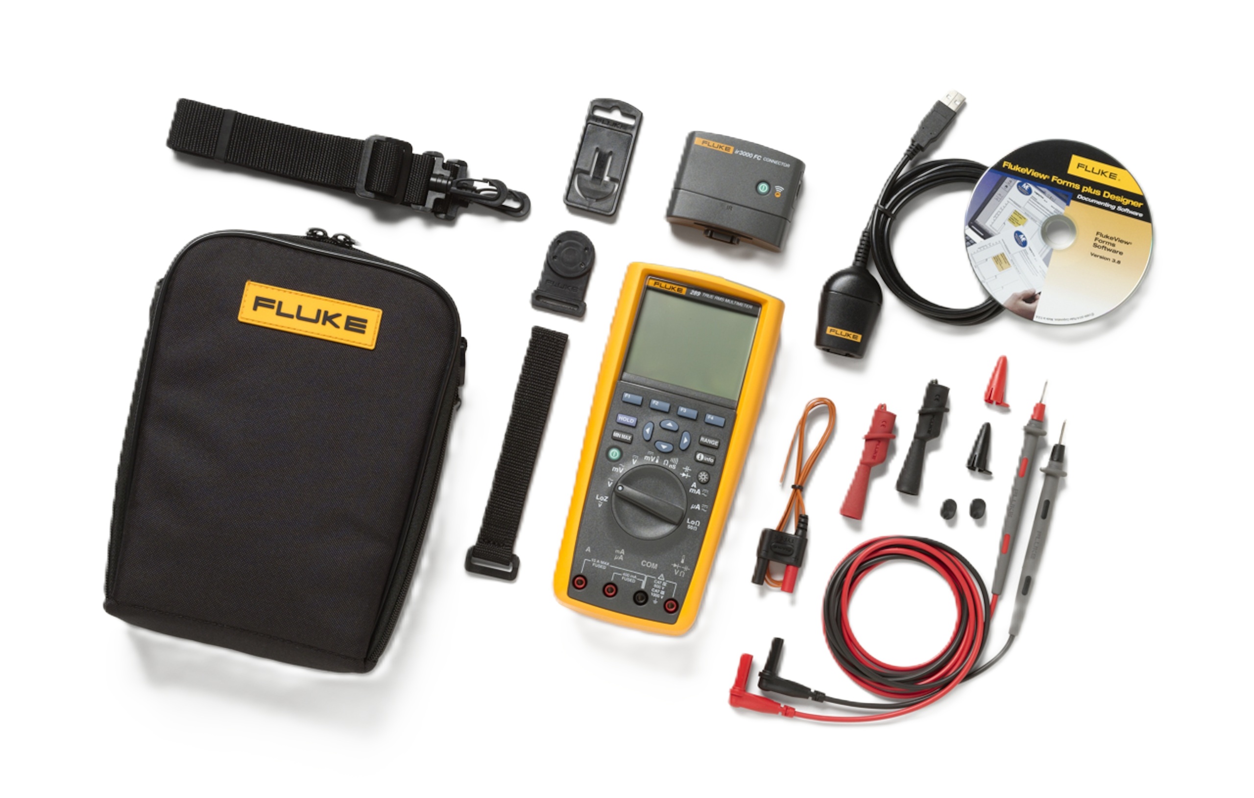 Fluke 4699325 FLK-289/FVF/IR3000 Kombinationskit aus Fluke 289 und FlukeView Forms-Software