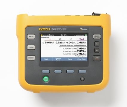 Fluke 4706594 FLUKE-1734/EUS Drahtloser Energielogger EU/US-Version mit Stromzangen