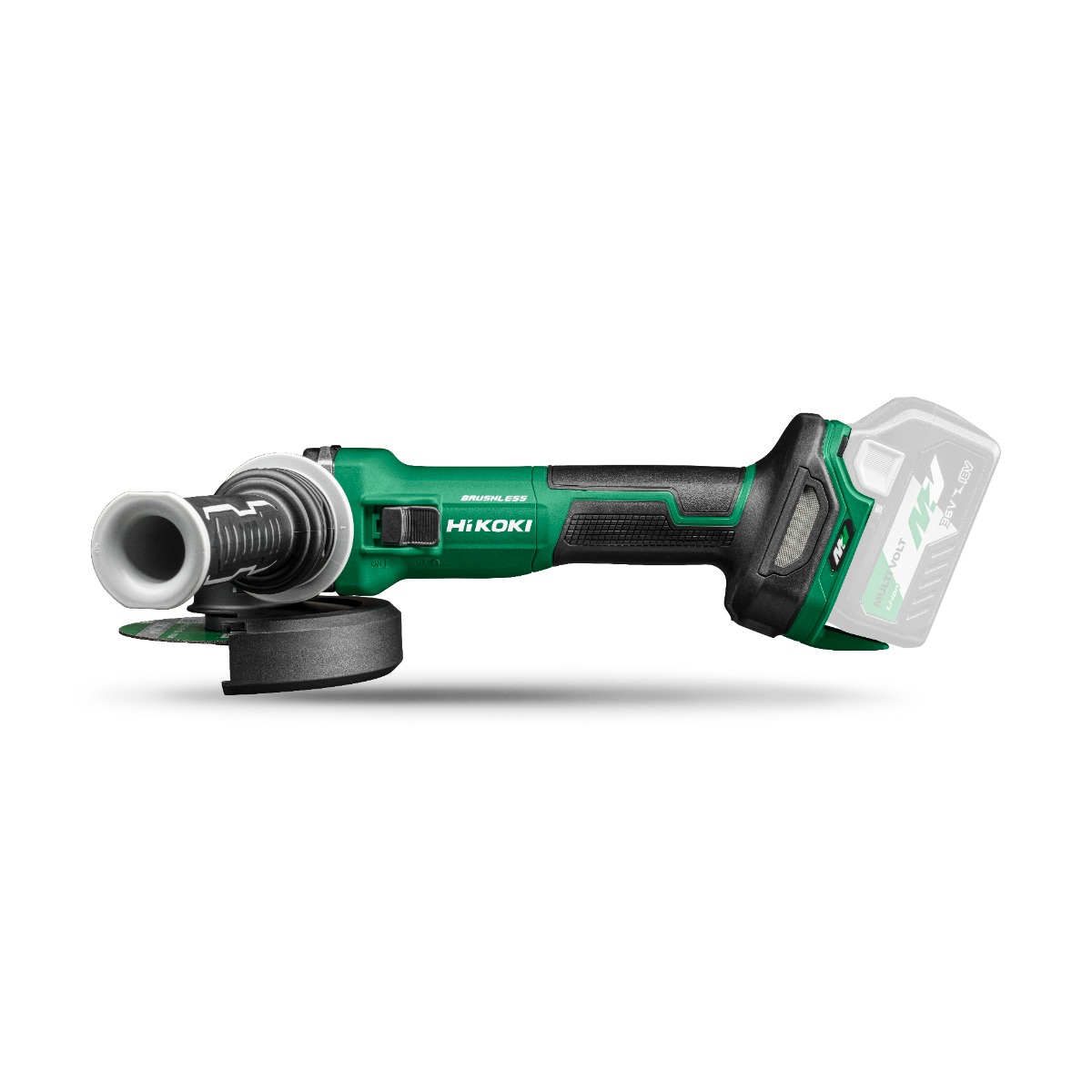 HiKOKI G3613DEW2Z Accu-Winkelschleifer 125mm 36 Volt exkl. Akkus und Ladegerät im HSC III Koffer