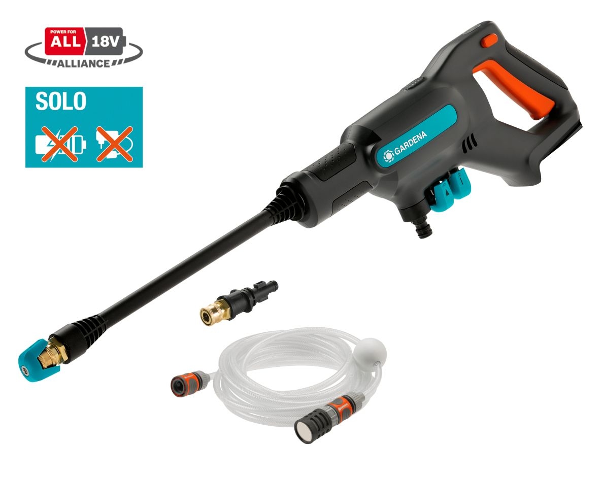 Gardena 14800-55 Akku-Mitteldruckreiniger AquaClean 24/18V P4A solo