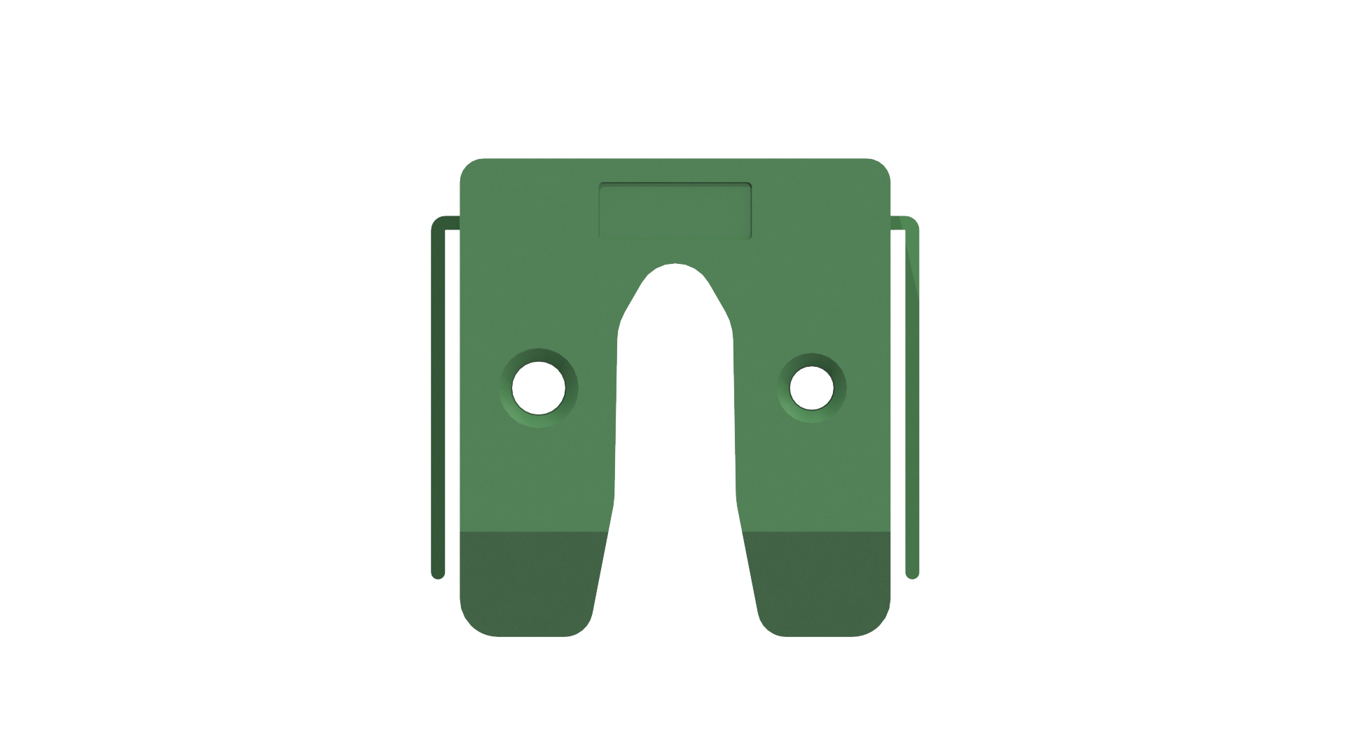 GB 34510.B006 Einfüllplatte mit Stellfüßen grün 10 mm 78 Stück