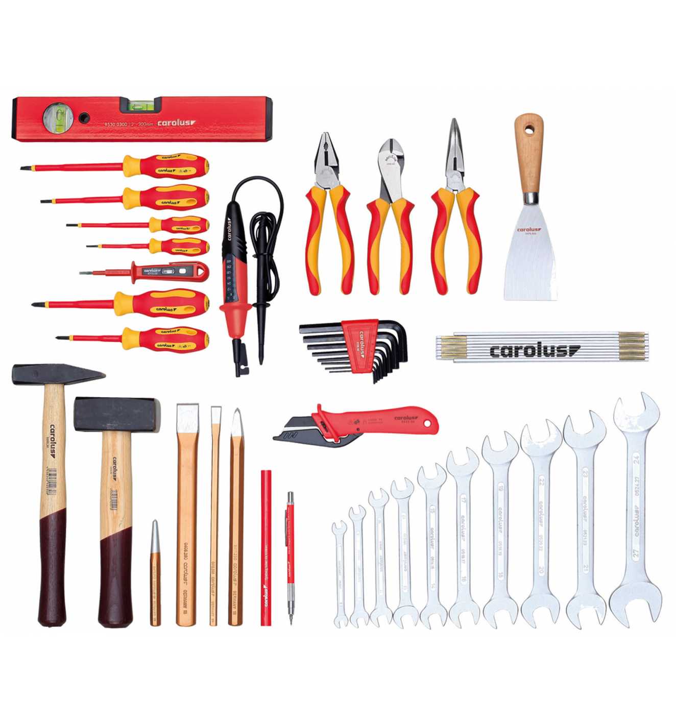 Gedore RED 3301646 Wkz.Satz ELEKTROTECHNIK lose 42tlg