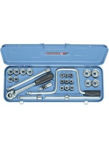 Gedore 6151880 19 TMU-10 Steckschlüsselsatz 1/2 Metrisch 25 Stück 10-32 mm