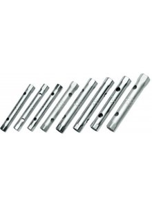 Gedore 6218540 Doppelsteckschlüssel-Satz mit Hohlschaft, 8-teilig, 6-22 mm