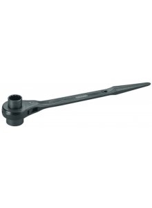 Gedore 6262950 Stahlbauknarre, Doppel-6-kant 27x32 mm