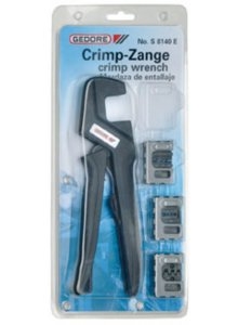 Gedore 1830910 S 8140 A Crimpzangensatz Kfz 4-teilig